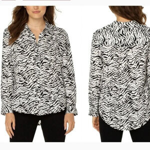 NWT || LIVERPOOL Los Angeles || animal print blouse